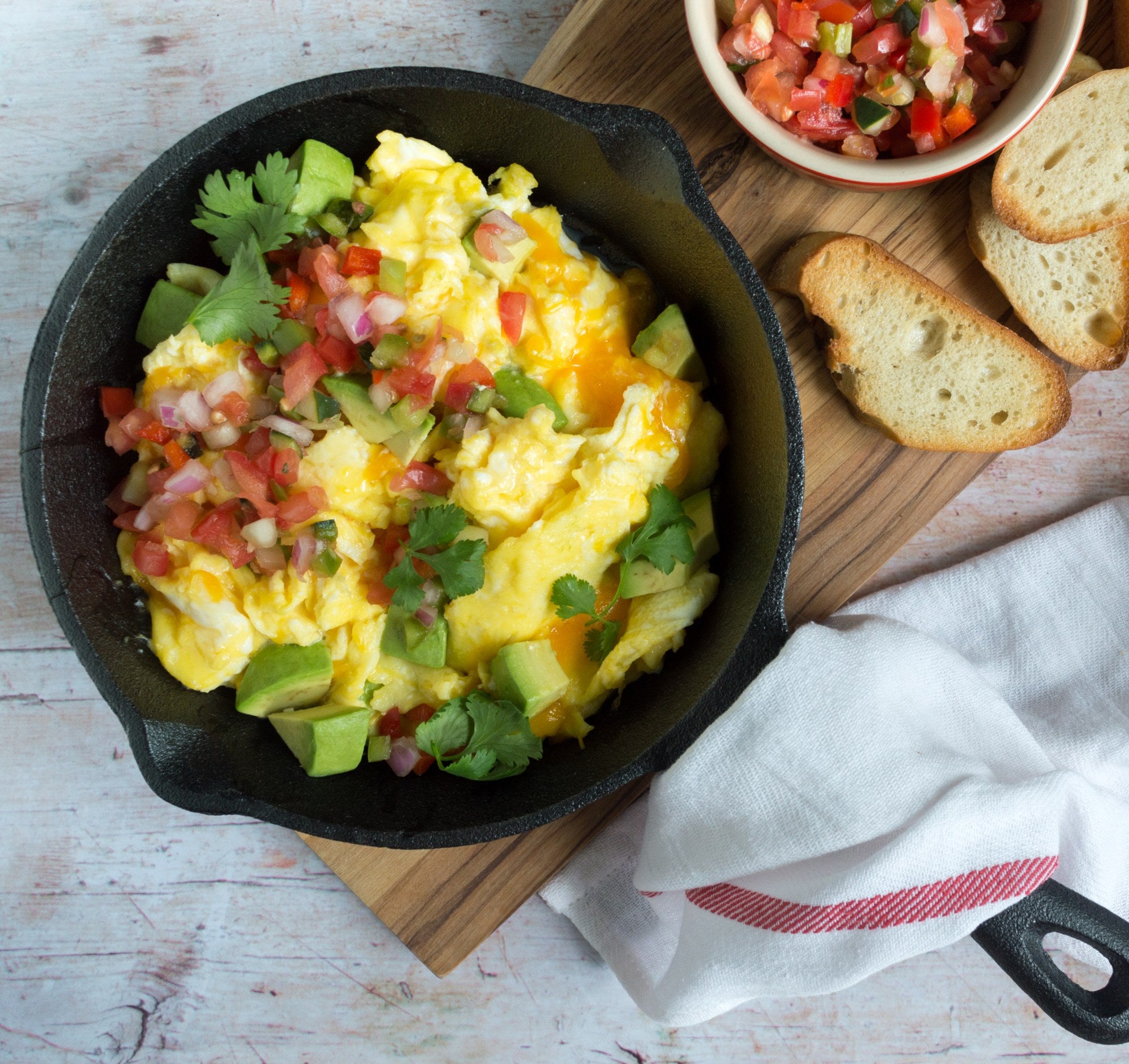 Fake Food Prop Scrambled Eggs With Black Pepper