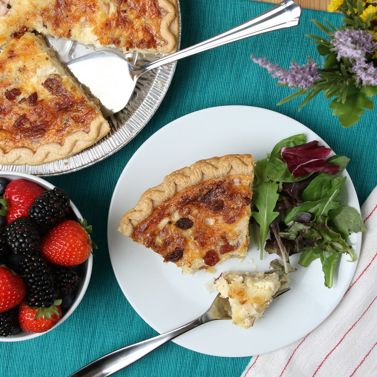 Bacon and Cheese Quiche