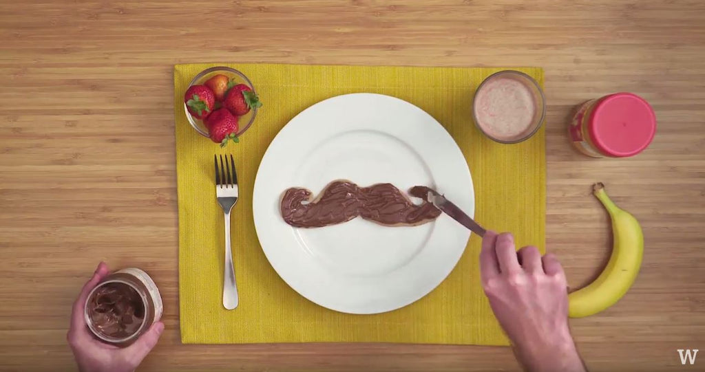 How To Make Pancake Art: Mustache