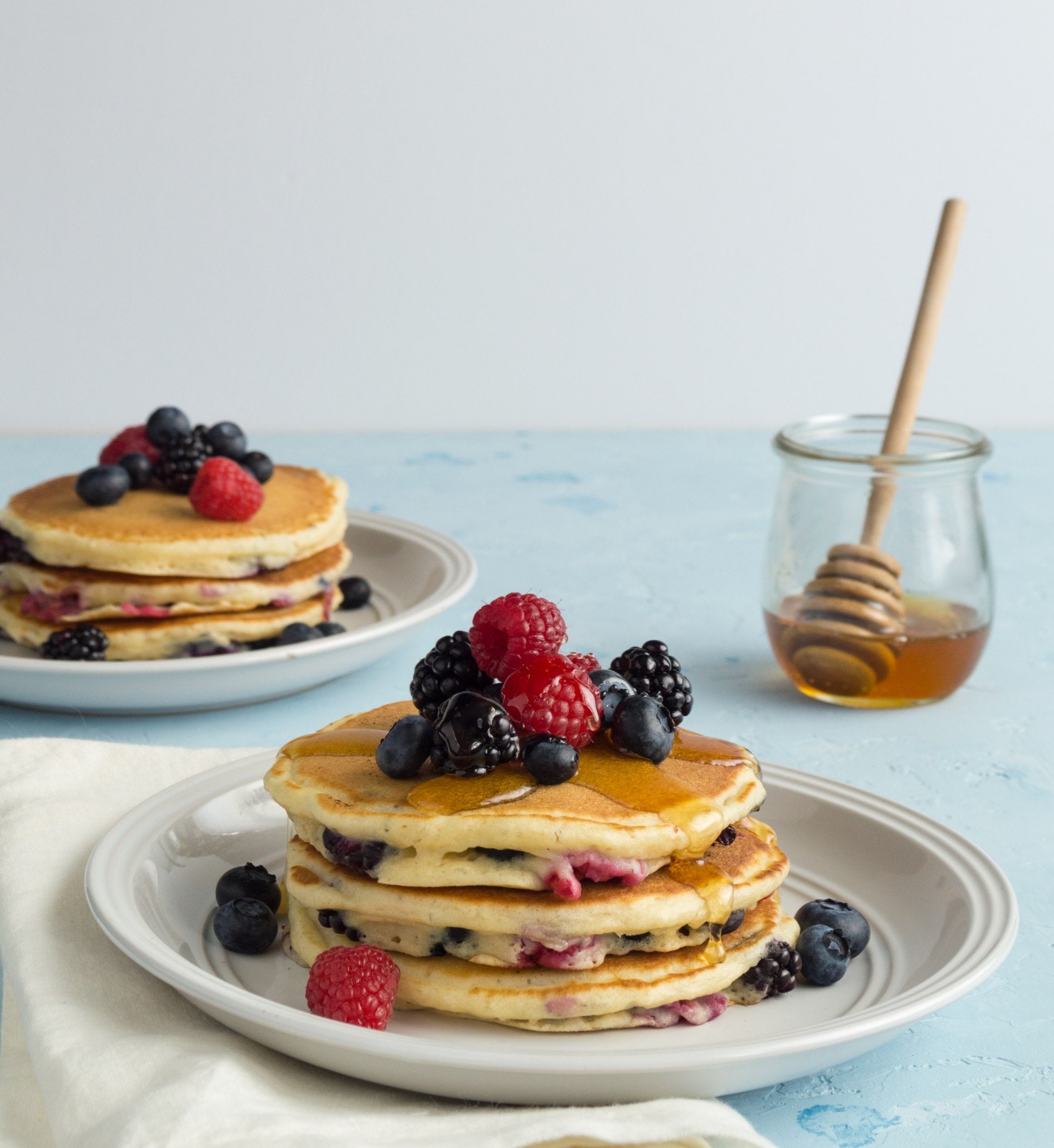 Fruit pancakes on sale