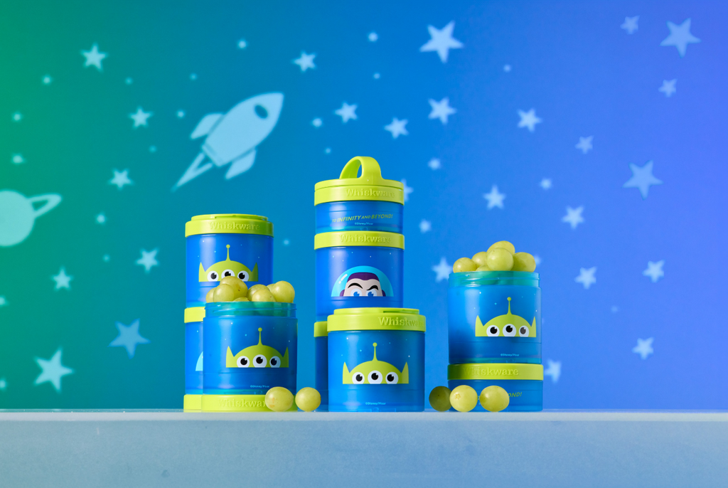 Whiskware Pixar Stackable Snack Pack Containers - Monsters Inc.