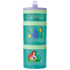 Stackable snack container with cartoon Disney's The Little Mermaid characters.