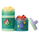 Ariel snack container with pineapple & strawberries inside.