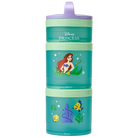 Disney Princess, Ariel & Flounder themed snack container with under-the-sea illustrations.