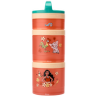 Stackable snack container with cartoon Disney's Moana characters.