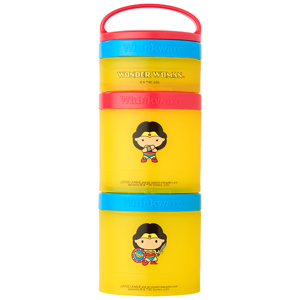 Whiskware DC Snack Containers Cartoon Wonder Woman