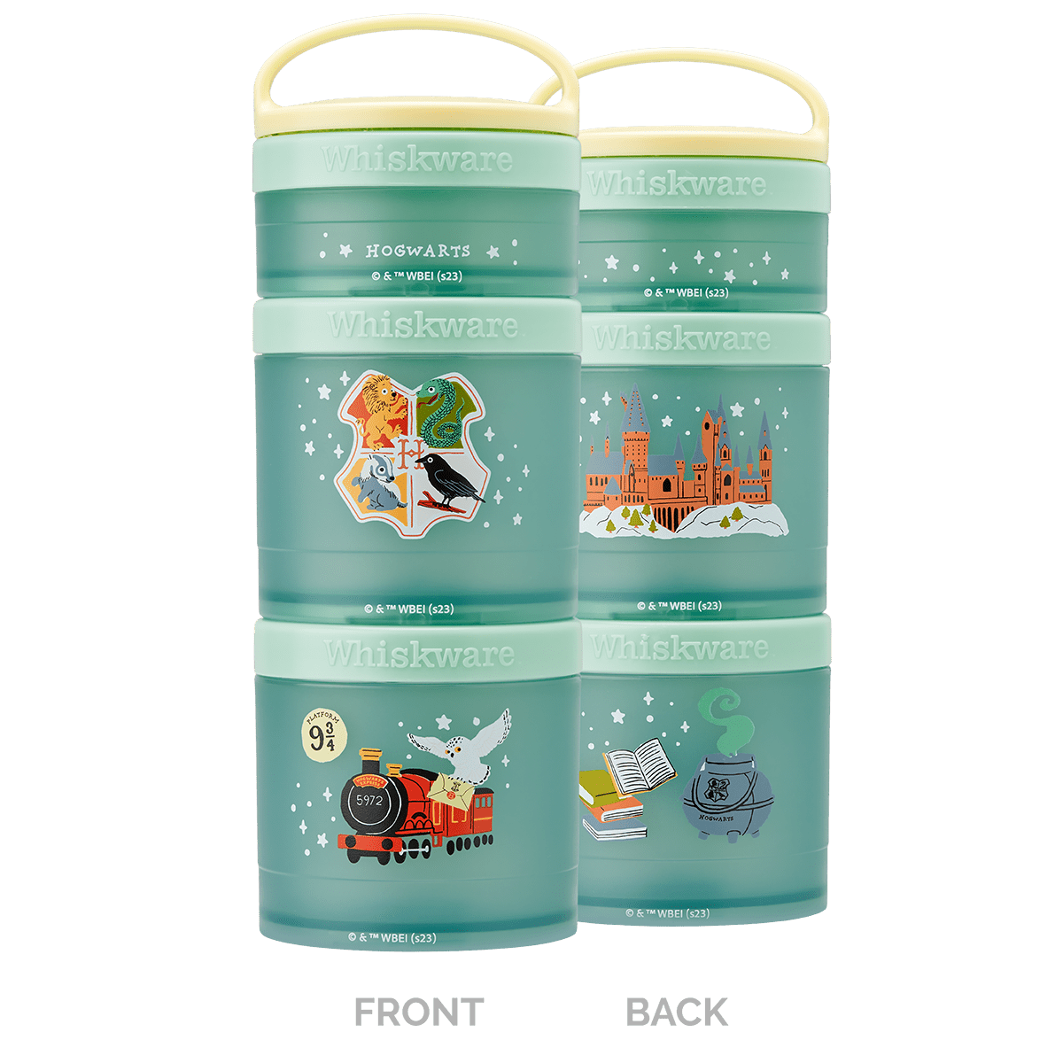 Whiskware Harry Potter Snack Containers Hogwarts